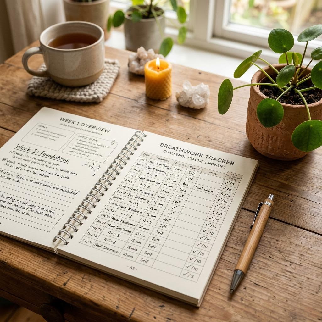 Breathe: Create Calm Now Workbook/Journal